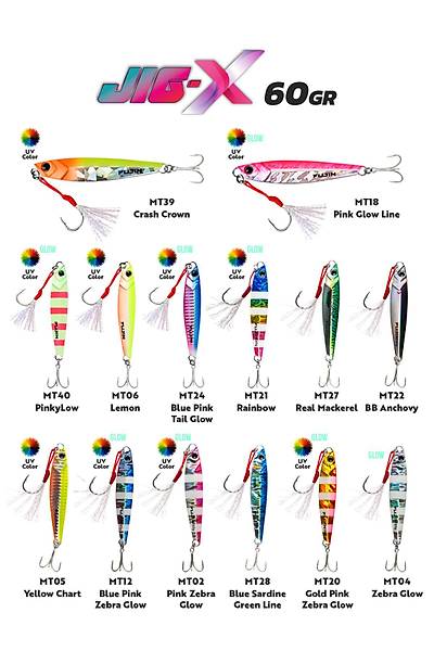 Fujin Jig-X 60gr Shore Jigging Jig Yem
