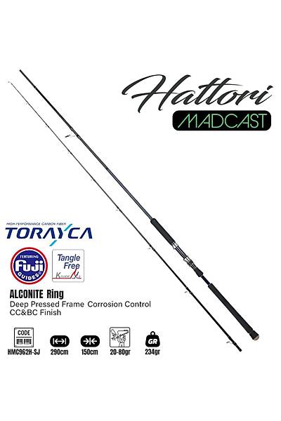 Fujin Madcast 290cm 20-80gr Shore Jig Kam