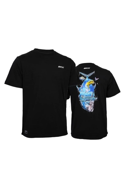 BKK Short Sleeve Casual Shirt Black Tirt