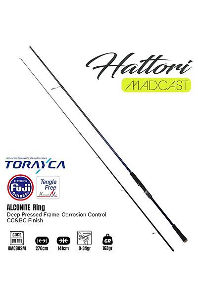Fujin Madcast 270cm 9-34gr Spin Kam