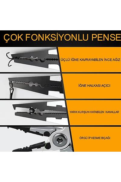 Captain 7506 Grip Alminyum ok Amal Pense Klfl Kendinden Kilitli 19cm
