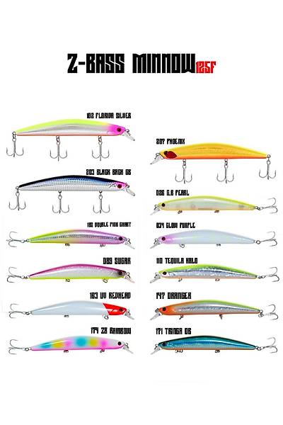 Fujin Z-Bass Minnow 125F 21gr Maket Balk