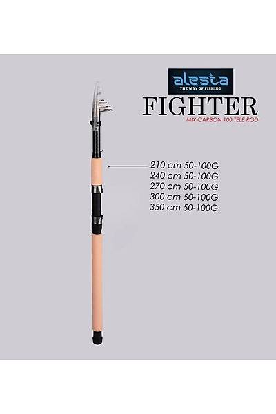 FGHTER 100 X5000 TELE 240 CM 50-100G MIX KARBON