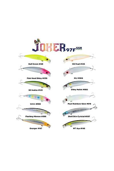 Fujin Joker 97mm 12.6gr SSR Floating Maket Balk