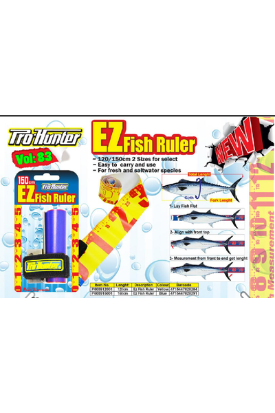 Pro hunter EZ Fish Ruler Balk Metresi 150 cm