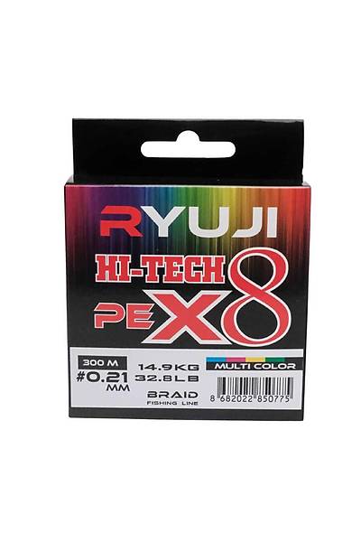 Ryuji Hi-Tech X8 300 Mt Multi Color p Misina