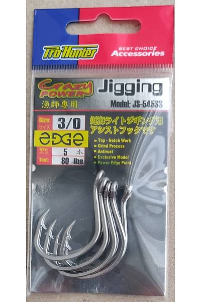 Pro Hunter Jigging Edge hook JS-545SS İğne