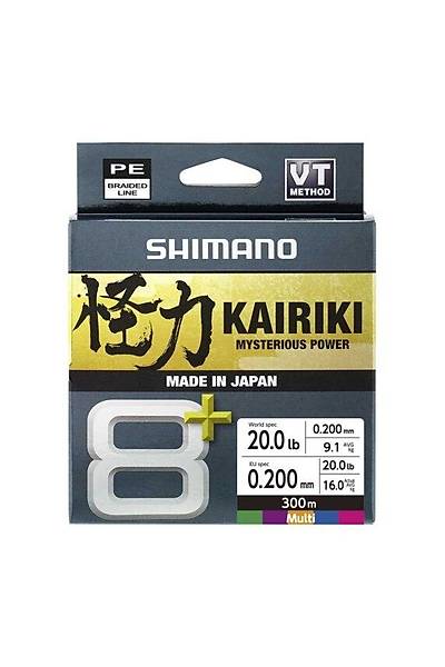 Shimano Misina Kairiki 8+ 300M Multi Colour