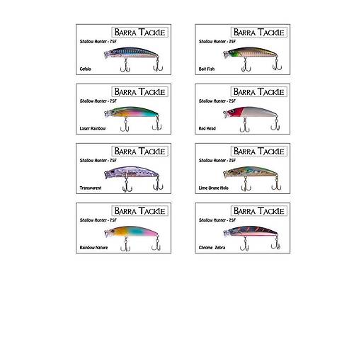 Barra Tackle Little jerk Shallow Hunter 7.5 Cm 10 Gr