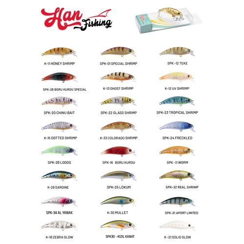 Hanfish Zıpır KG 50MM 4,5 GR LRF Maket Balık