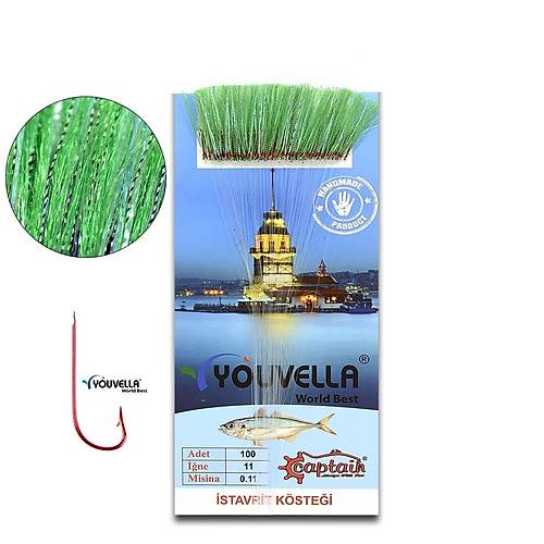 Youvella 7569 İstavrit Kösteği Kartonda 10 Köstek 0.35 mm Beden
