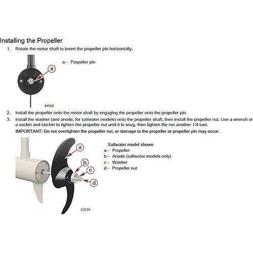 Motor Guide Prop Nut Kit