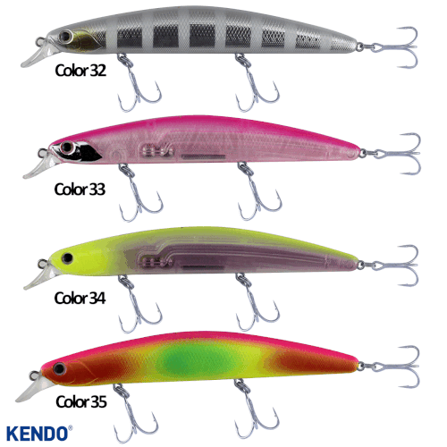 Kendo Seabass M�nnow 12.5cm 21g Floating Suni Yem