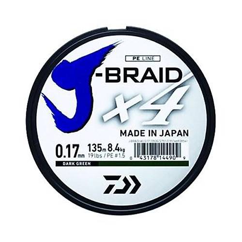 Daiwa J-Braid 4B Koyu Yeil 270m p Misina
