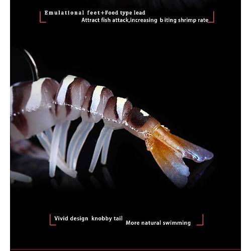 NEW Osaka Caridina Shrimp TPE Yumu�ak Karides 7,62 Cm 6,5 Gr