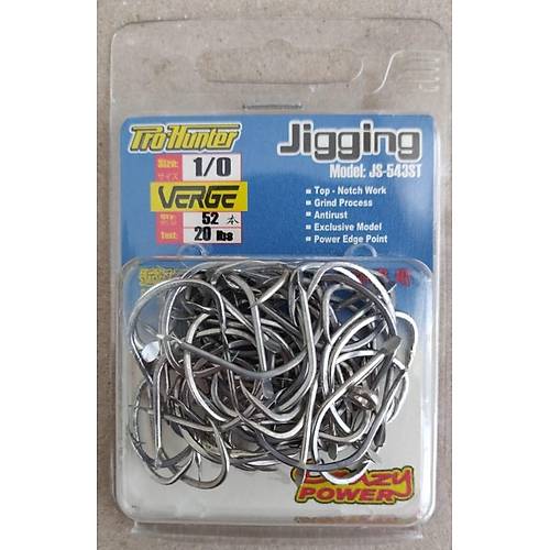 Pro Hunter JS-543ST Verge Jigging  Flat Hook - Bulkpack ��ne