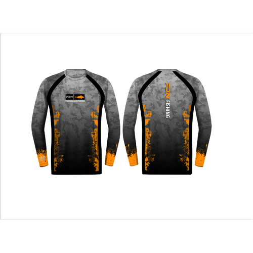 Fujin Performance T-Shirt Camo Orange L