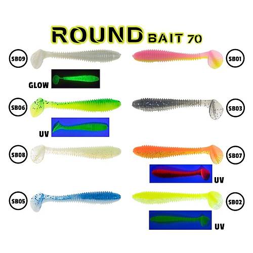 Fujin Round Bait 70mm Silikon Balk
