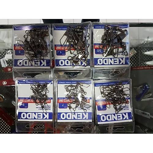 Kendo Rolling Swivel Safety Snap Snap 10 Adet (Dz Klips)