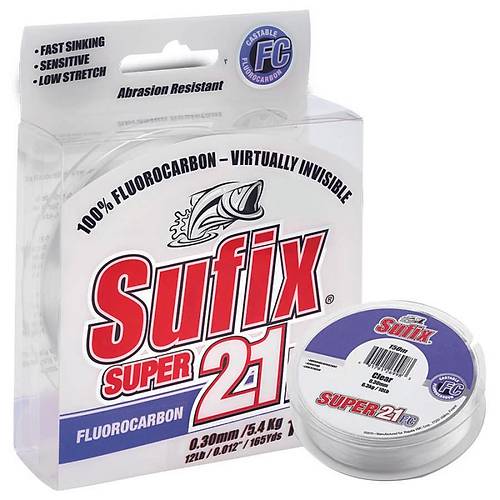 Sufix Sper 21 Fluorocarbon Misina 0,60 mm 35mt