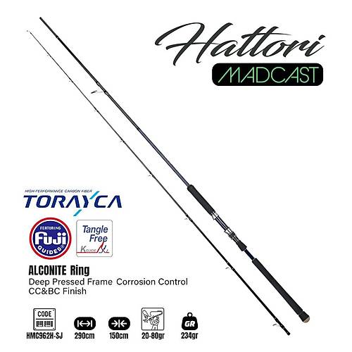 Fujin Madcast 290cm 20-80gr Shore Jig Kam���