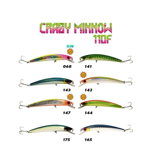 Fujin Crazy Minnow 110F 12gr Maket Bal�k
