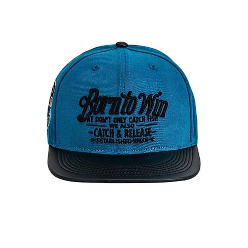 Fujin BTW Leather Visor �apka Indigo