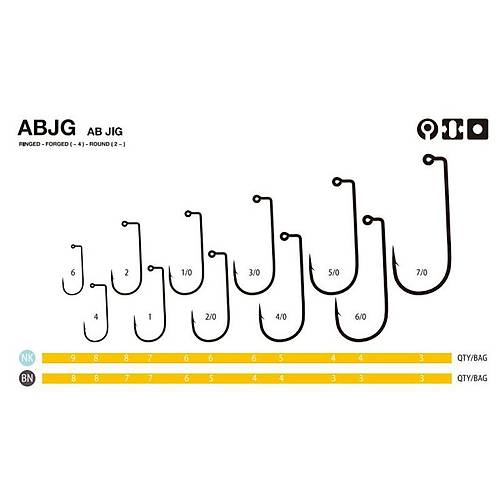 Fudo AB Jig Black Nikel (BN) 2101