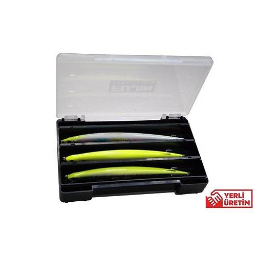 Fujin Tackle Box 210DS 21cm �ift Tarafl� Maket Bal�k Kutusu