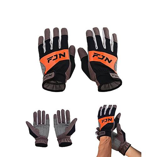Fujin Pro Angler Trolling Gloves Black Eldiven