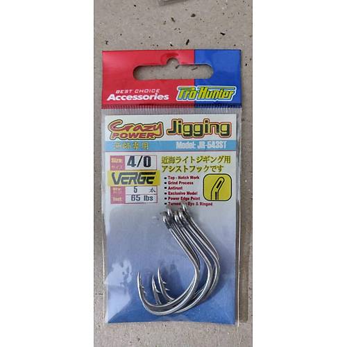 Pro Hunter Verge Ringed (K39) JR-543ST Jigging Hooks-Bullpack ��ne