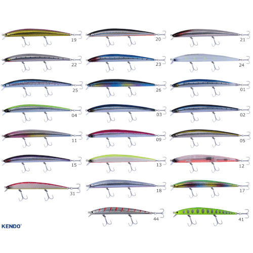 Kendo Seabass Minnow 14.5cm 19,1g Floating Suni Yem