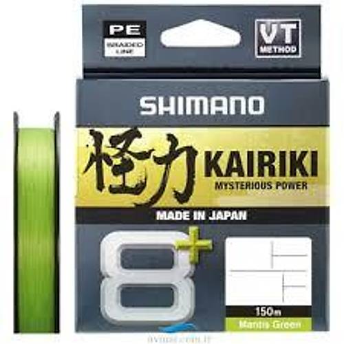 Shimano Misina Kairiki 8+ 150m Mantis Green