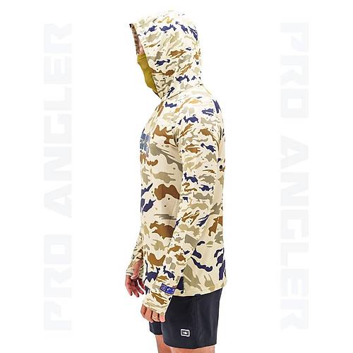Fujin Pro Angler S24 Buff&Hoodie Natural Camo