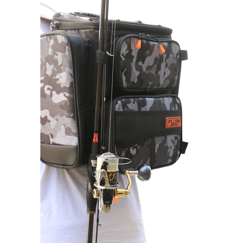 Fujin Black Camo Back Pack - Balk Srt antas
