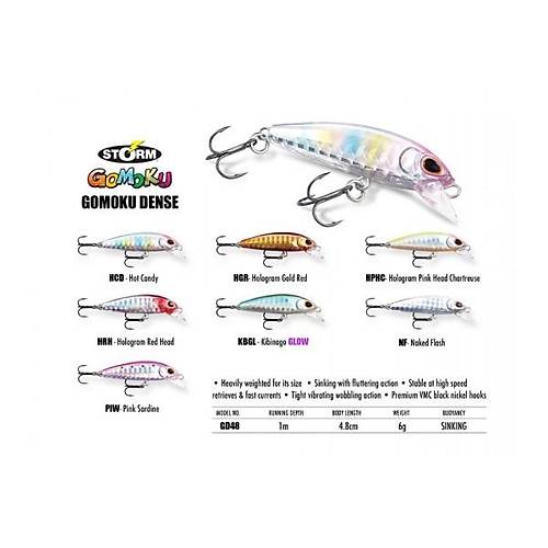 STORM GOMOKU DENSE 4,8cm 6gr