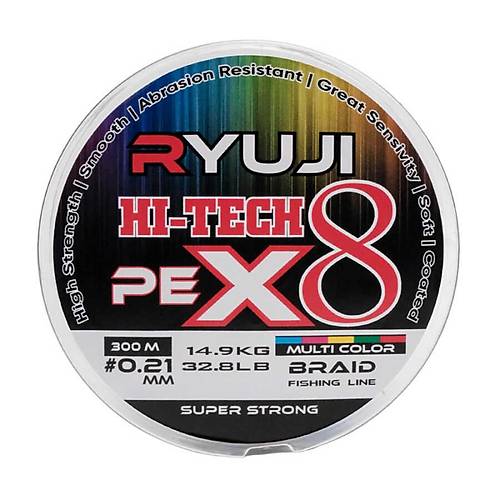 Ryuji Hi-Tech X8 300 Mt Multi Color p Misina