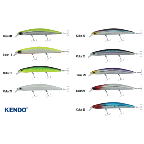 Kendo Seabass M�nnow 12.5cm 21g Floating Suni Yem