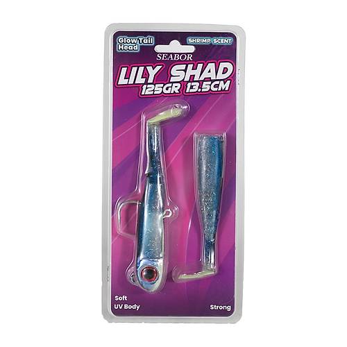 SEABOR LILY SHAD 125GR 2+1 SLKON YEM