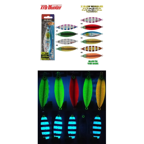 Pro Hunter Wobbler Hunter X Slow 80 Gr 05 golden zebra