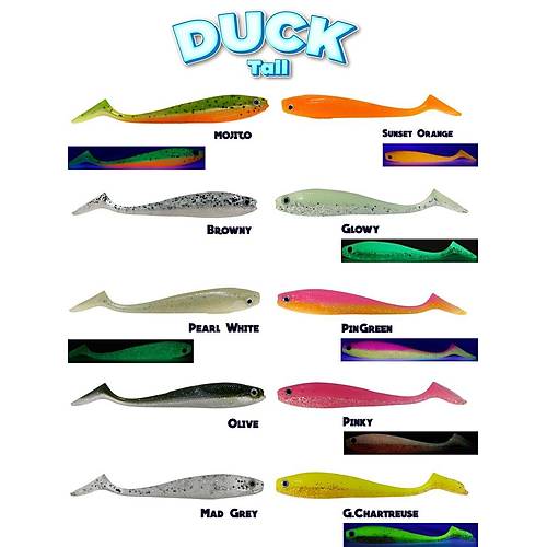 Fujin Duck Tail 9 cm Silikon Balk