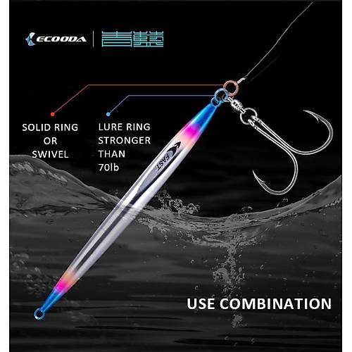 Ecooda Cyan Blue Chain Hook Spanish Mackerel