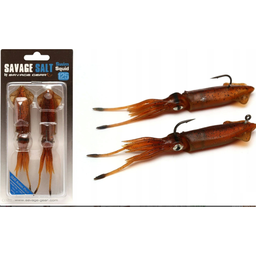 Savage gear 3D TPE Swim Squid 125mm 25g 2 Adet Suni Yem