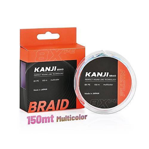 Fujin Kanji 8X 150MT Multi Color Pe Line