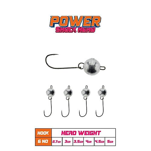 Fujin Power Shockhead #6 Hareketli Jighead
