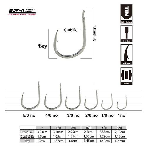 Fujin SJF41 TIN D�z Assist Kancas�