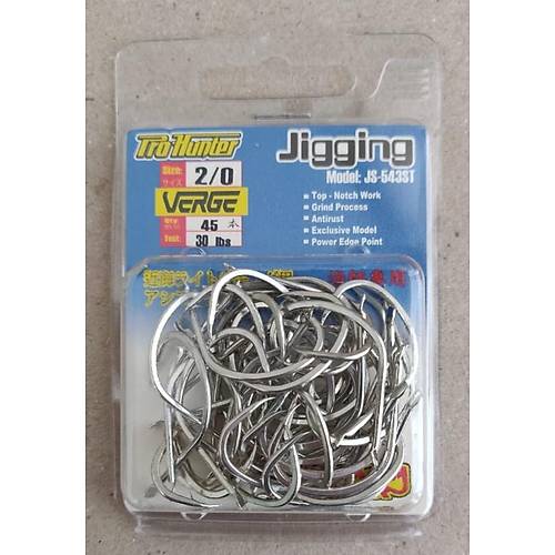 Pro Hunter JS-543ST Verge Jigging  Flat Hook - Bulkpack ��ne