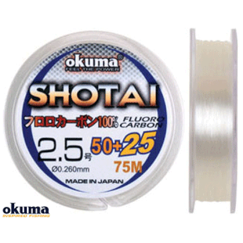 Okuma Shotai Fluorocarbon 75 mt  Misina