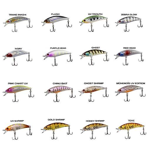 Ryuji Baby Minnow Sinking 5cm 4.5gr Maket Yem (RYJBM-TI)