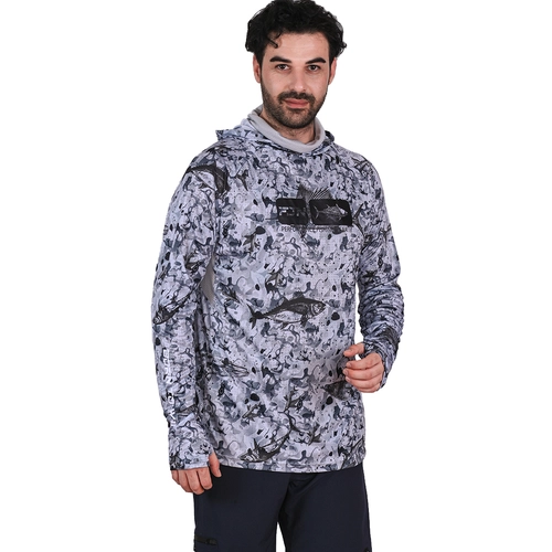 Fujin Pro Angler T-Shirt Black Fish